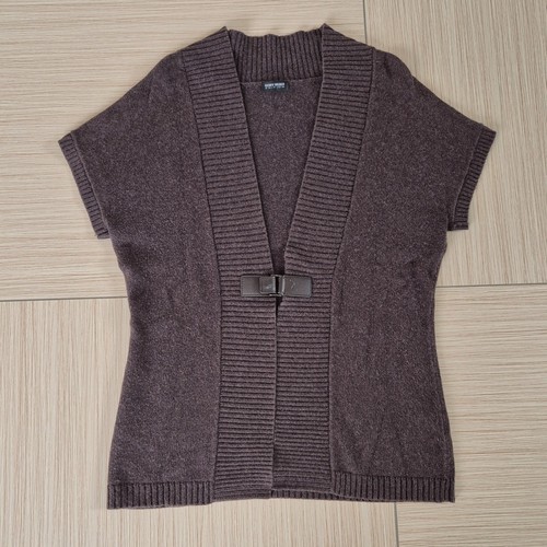 Braune strickweste von gerry - strickweste,