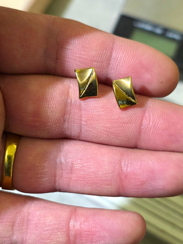 Ohrringe aus 333 echtes gold - echtes,