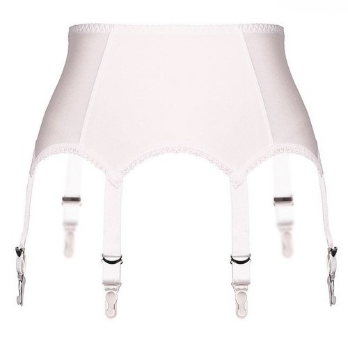 Weißer strapsgürtel mit - strapsgürtel,