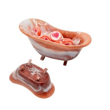 ResinArt Badewanne weiss/rot