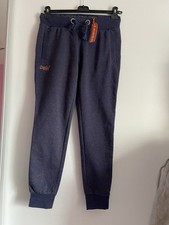 Neu Superdry Jogginghose Blau