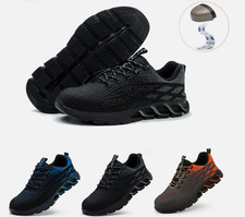 Sicherheitsschuhe Herren Arbeitsschuhe Damen Leicht Stahlkappen Sneaker Schuhe