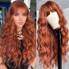 Damen Perücke Blond Lang