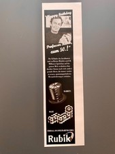 Prof. Rubik Würfel Rabbits Maze 1994 Vintage Ad Werbung Reklame