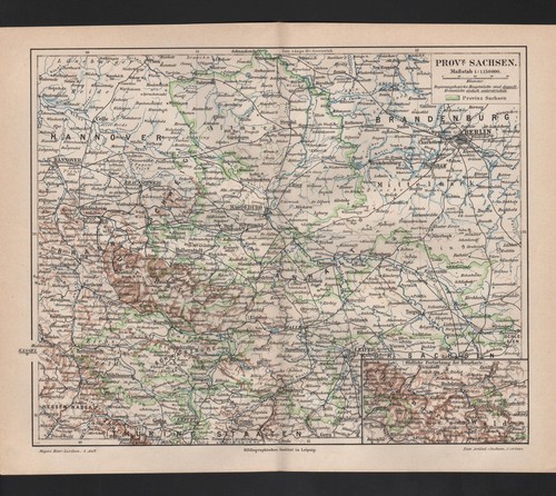 Landkarte map 1889 provinz - landkarte,