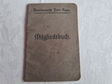 Sozialdemokratische Partei, Mitgliedsbuch von 1919