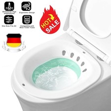 Faltbares Sitzbad Bidet Einsatz Sitzbadewanne für die Toilette Wochenbettpflege