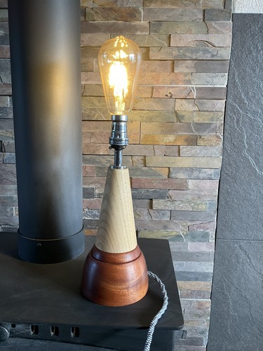 Massivholz tischlampe - massivholz,