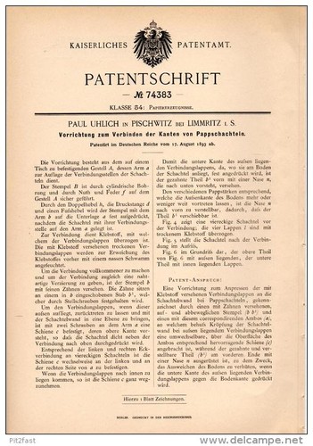 Original patentschrift p - -,