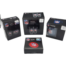 NFL Set Trinkgläser, Shot Gläser, Tasse, Untersetzer   NFL Football  Set
