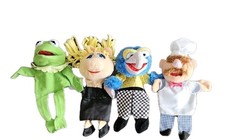 Handpuppen Plüschfiguren Muppets Albert Heijn Miss Piggy, Kermit, Koch und Gonzo