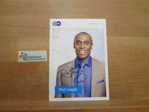 Original autogramm phil gayle - autogramm,