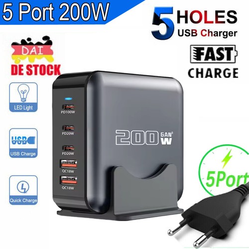 Usb ladegerä 200w gan - 200w,