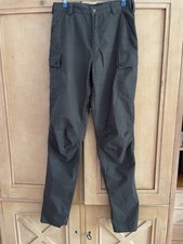 Pinewood Outdoor Damenhose Größe 36 Olivgrau Gebraucht