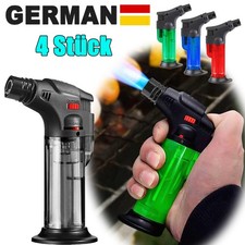 4x Sturmfeuerzeug Bunsenbrenner Crunch Feuerzeug Jet Flamme Blueflame Winddichte