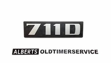 Typenschild, 711D, Mercedes