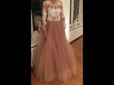 Spektakuläres Abendkleid Größe 36 Mit Ärmel 1 x getragen auch als Brautkleid Top