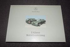 Betriebsanleitung Bedienungsanleitung Mercedes E-Klasse W/S 210 1999 erstklassig