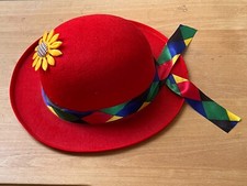 Melonehut Clownmelone Bowler Faschingshut