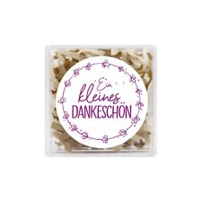 24x Danke Aufkleber 4cm -