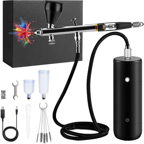 Airbrush spritzpistole set mit - set,