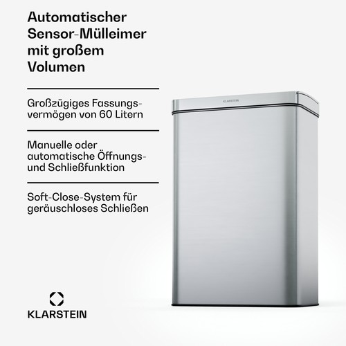 Mülleimer küche 60l - mülleimer,