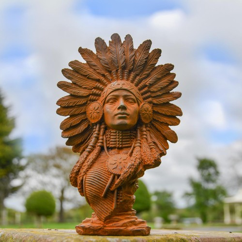 Rustikale gusseisen indianer - rustikale,