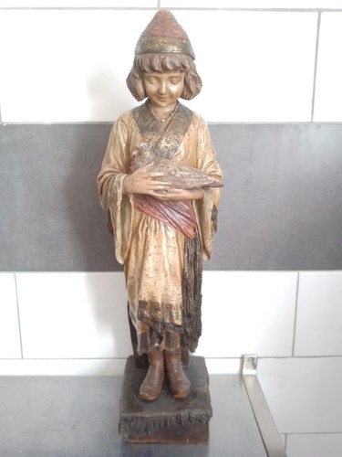 Figur kind mit taube f - figur,