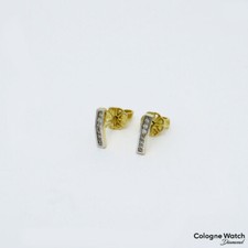 Ohrstecker mit 0,06ct F-G/si Brillant in 750/18K Gelbgold