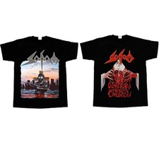 SODOM PERSECUTION MANIA OBSESSED CRUELTY DEATHROW NEW BLACK T-SHIRT