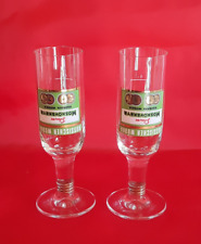 2 Wodka Gläser - Russischer Wodka Moskovskaya - 2 cl und 4 cl 