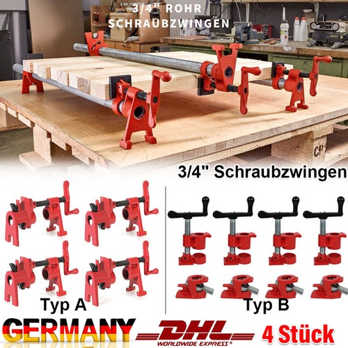 Rohrschraubzwinge - 4x,