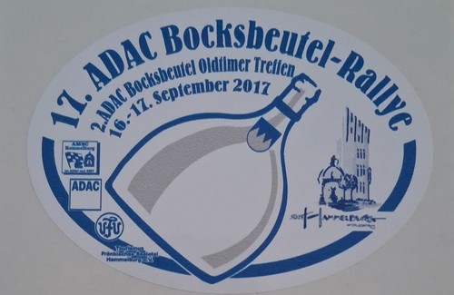 Werbe aufkleber 17 adac - -,