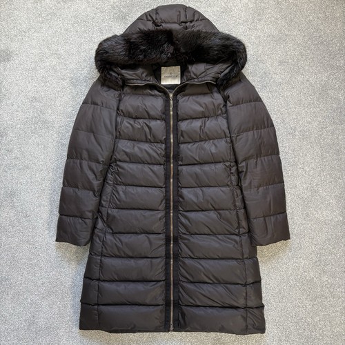 Damen moncler fabrefur schwarz - moncler,