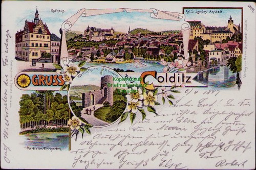 196922 colditz litho - ak,