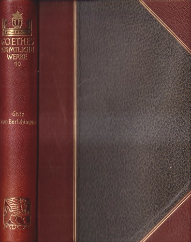 Buch goethes sämtliche - goethes, werke
