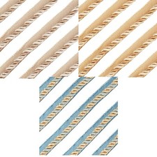 1 Meter Paspelband mit Kordel