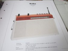 Radio Archiv Schaltplan 98 Kuba Venetia 1969