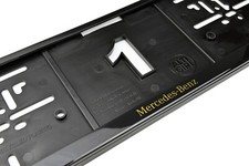 2 x Mercedes Kennzeichenhalter Kostenloser Versand