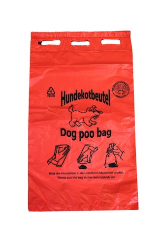 Hundekotbeutel rot öko - hundekotbeutel,