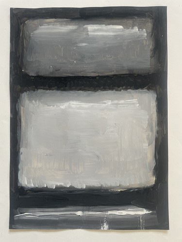 Rothko mark colour black - black, white