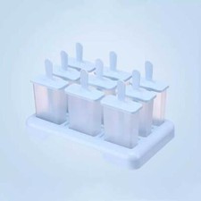 Eiscreme Maker Form 9x Lolly-Behälter - für hausgemachte Frozen Yogurt & Eis