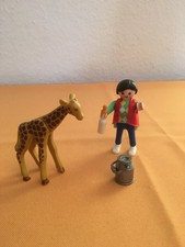 Playmobil 3253,  Babygiraffe und Tierpflegerin,  KOMPLETT