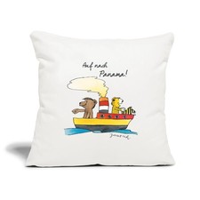 Janosch Tiger Und Bär Auf Nach Panama Kissenbezug 45 x 45 cm, One size