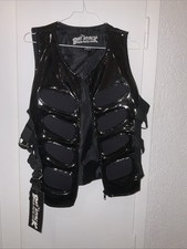 Gothic Lack Weste GR. XL Bat Attack