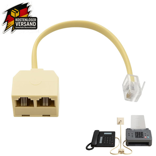 Rj11 splitter telefon - splitter, fax