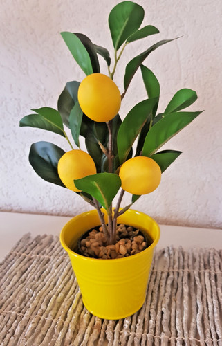 Kunstbaum zitronenbaum - kunstbaum,