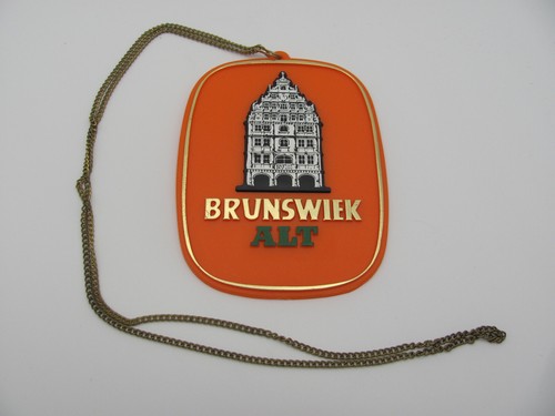 Brunswiek alt zapfhahnschild - brunswiek,