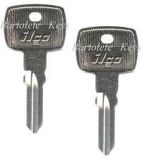 2 Replacement Key Blanks Fit