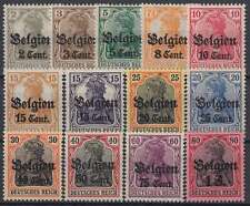 Deutsche Besetzung Belgien Nr.10-22 postfrisch **
